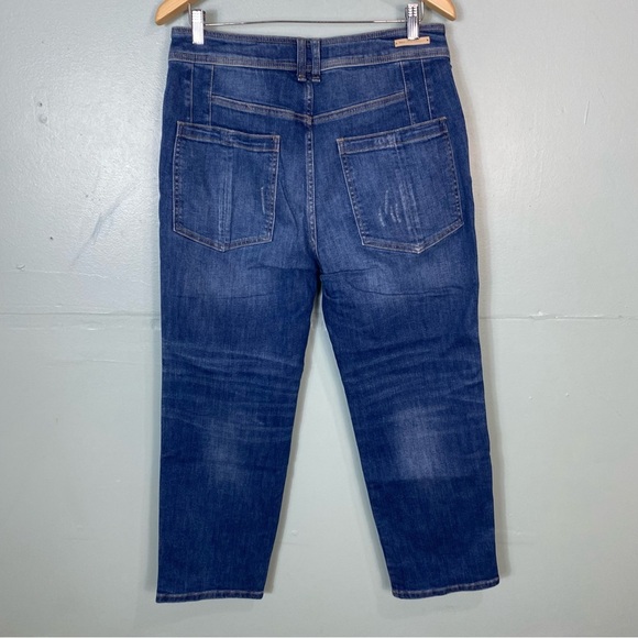 Anthropologie Pilcro Straight Cropped Denim Blue Jeans‎ Sz 31 - Picture 3 of 3